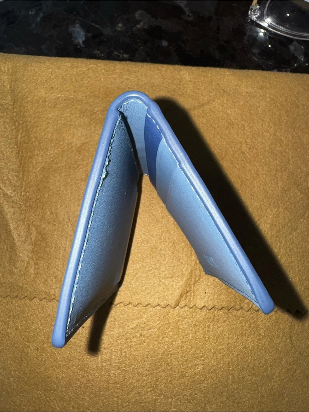 N/A compact leather